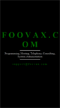 Mobile Screenshot of foovax.com